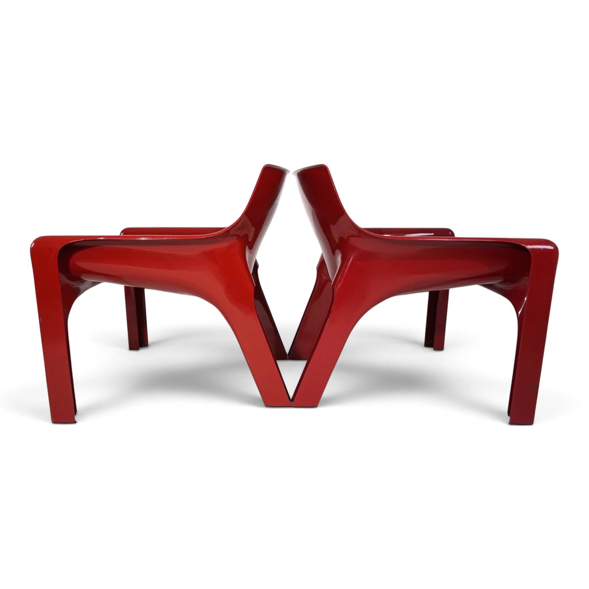 Vico Magistretti Vicario Ensemble de 2 Fauteuils pour Artemide, 1970