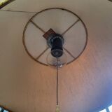 HEIGHT-ADJUSTABLE WROUGHT IRON FLOOR LAMP