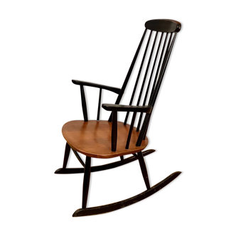 Rocking scandinavian vintage chair c. 1960