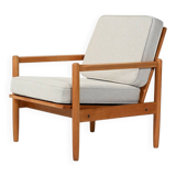 Scandinavian oak armchair, 1950s/60s