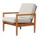 Scandinavian oak armchair, 1950s/60s