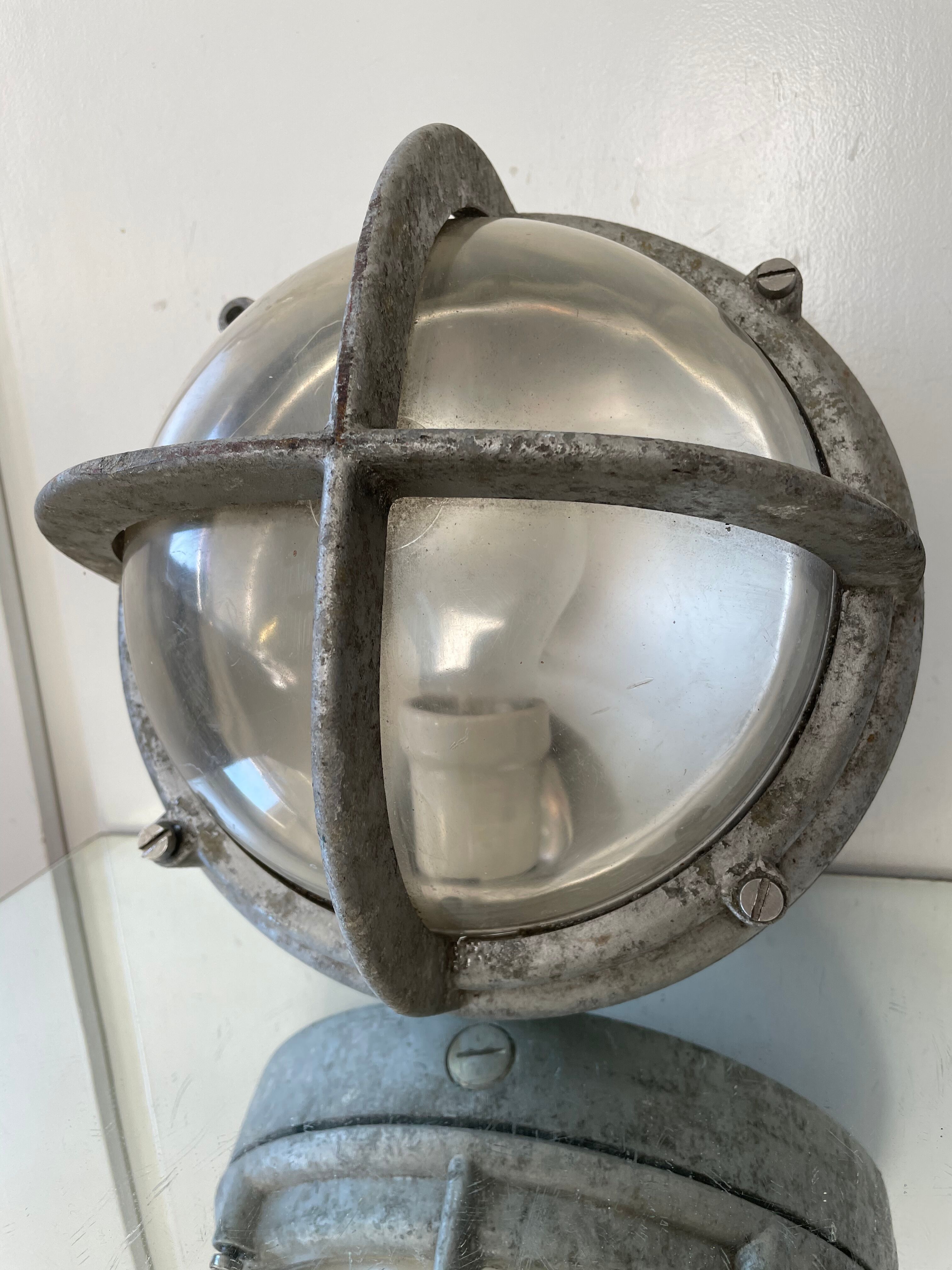Danish Outdoor Lamp in Galvanized Metal