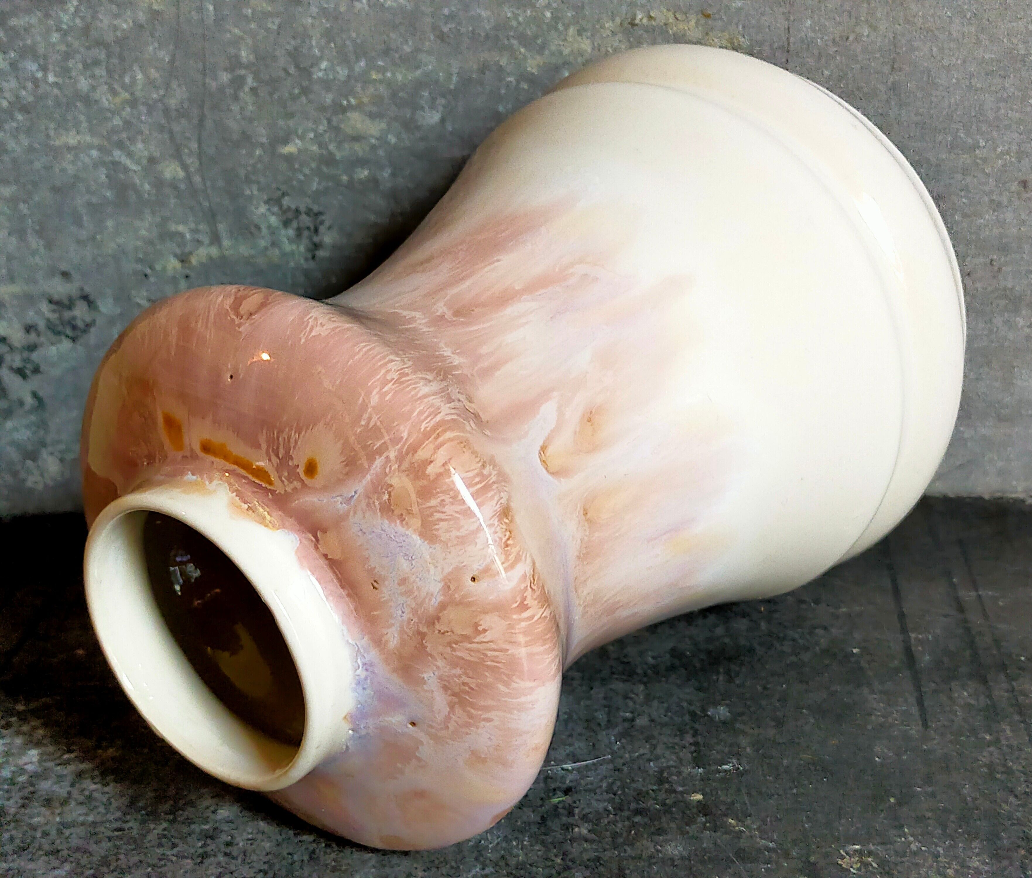 Ceramic vase of St-Uze manufacture Rodaceram 60s