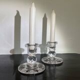 Crystal candle holders
