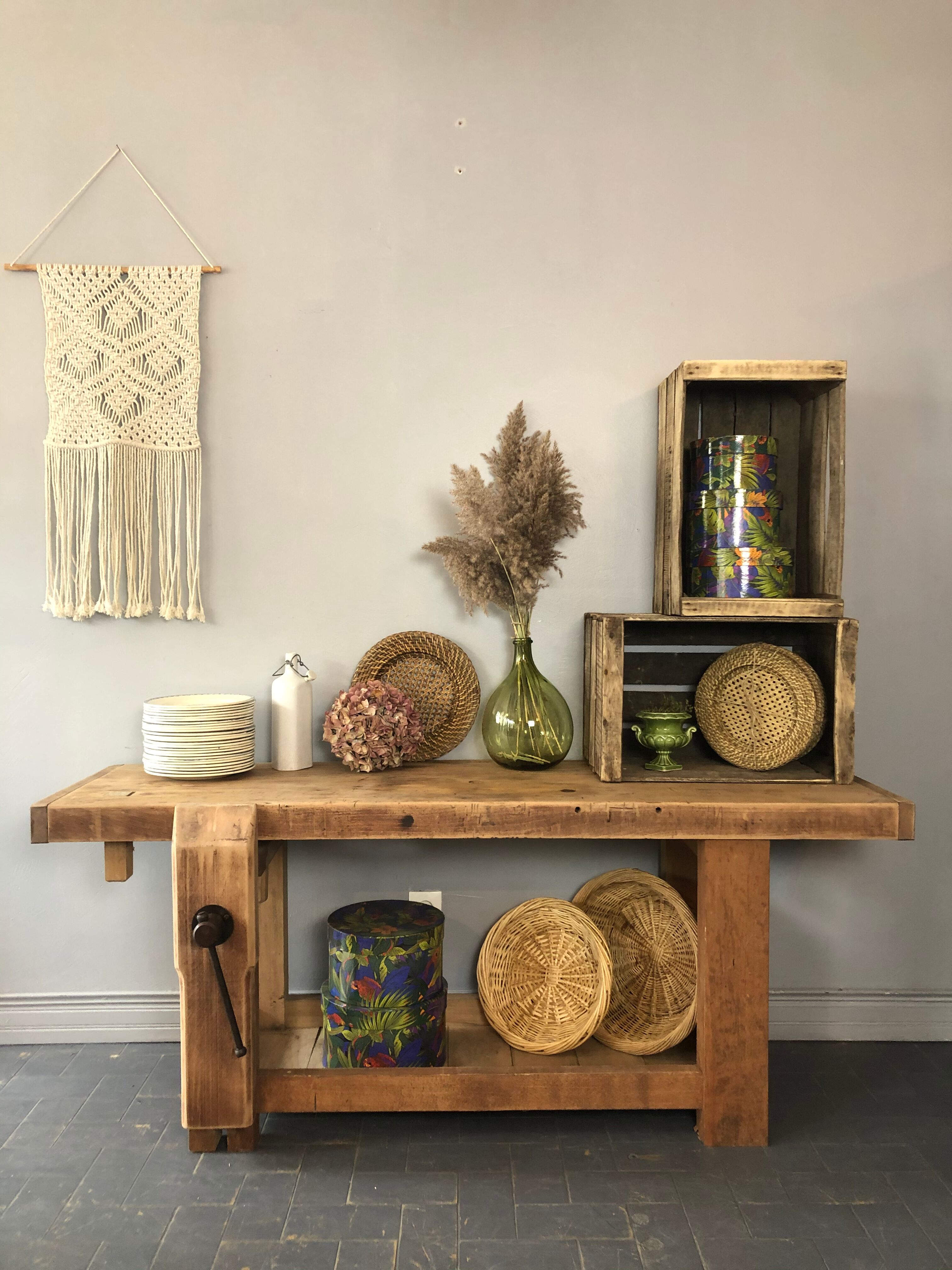 Ancient solid oak work