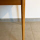 Table de repas scandinave en palissandre clair des années 60