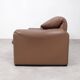 Cassina Maralunga 2 seater in mocca colored leather