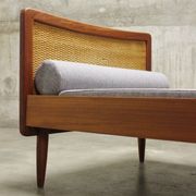 Mid-Century Single Teak Bed, 1960s