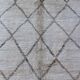 Beni Ourain Moroccan rug white - 300 x 164 cm