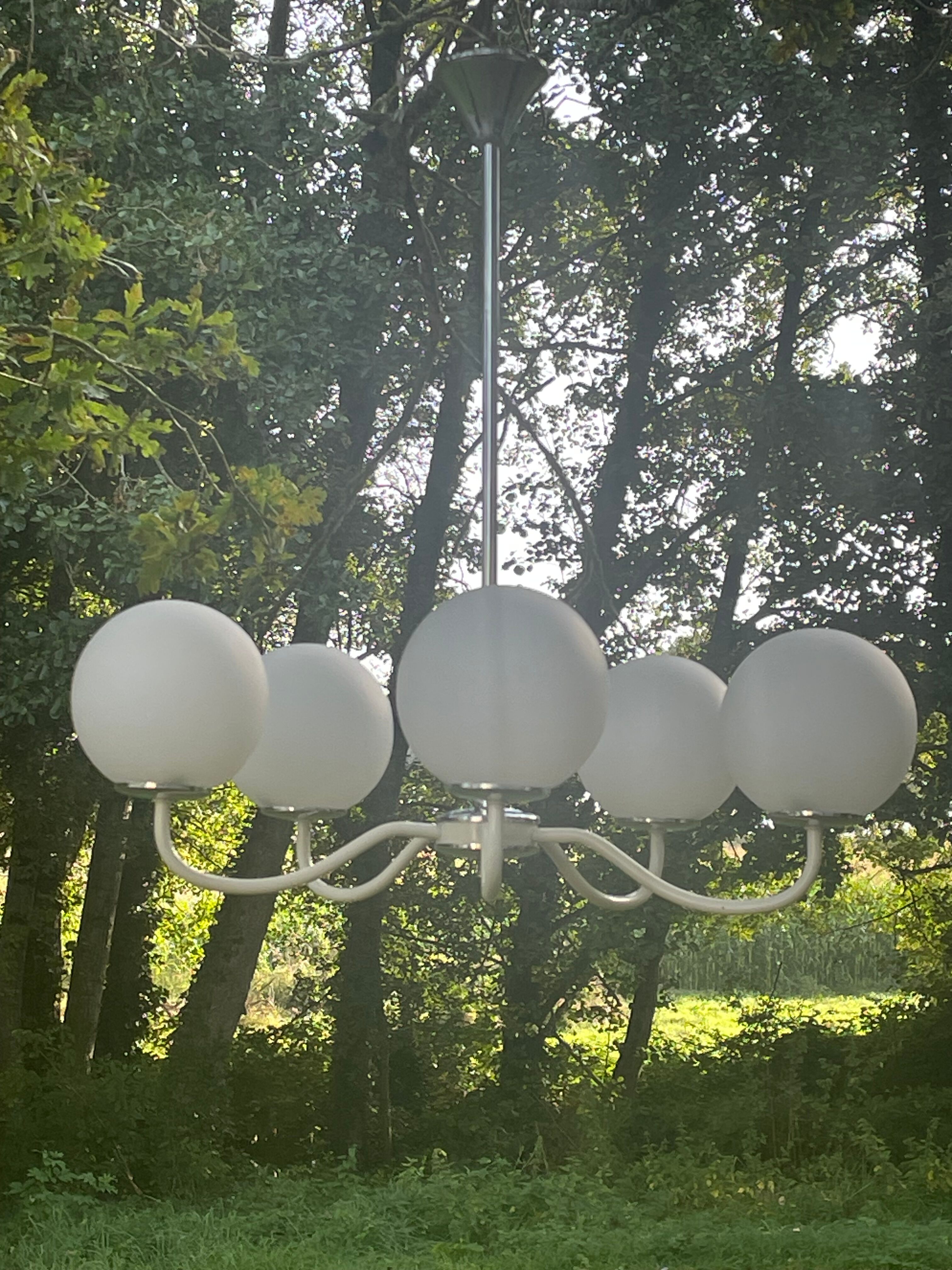 Lustre 5 lumières vintage