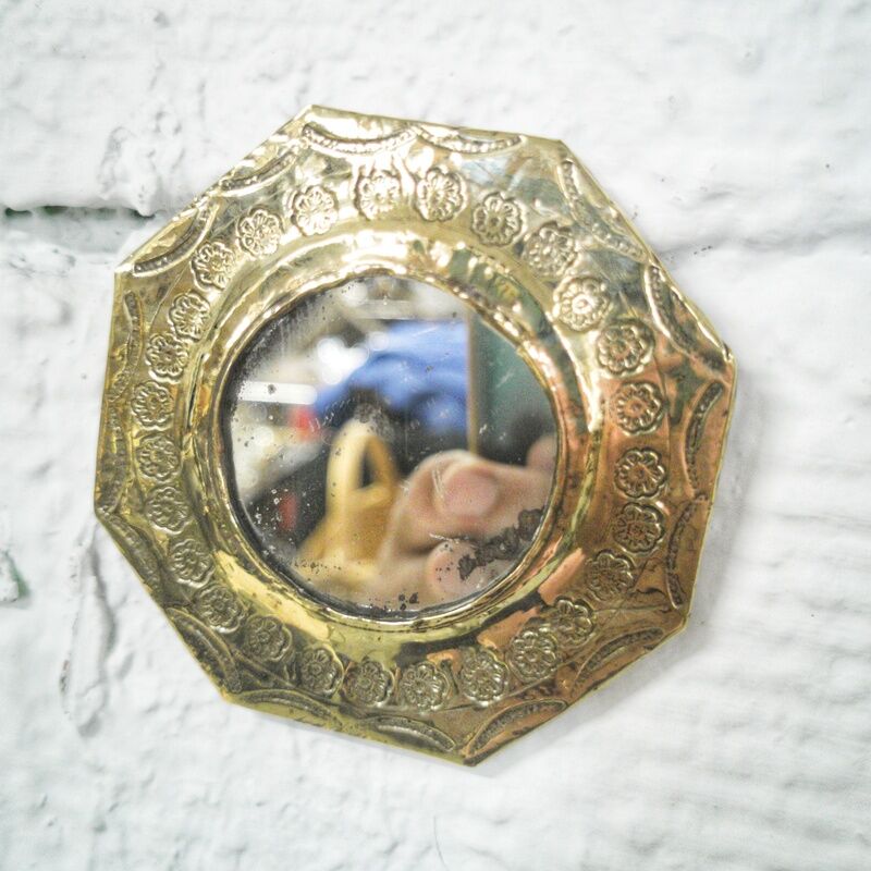 Miroir en laiton