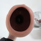 Vintage vase child's head terracotta pot cover