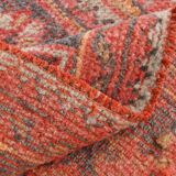 3x11 Vintage Pastel Pink Vintage Runner Rug, 84x335Cm