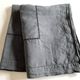 Day embroidered linen yarn, polka dots and richelieu over-salted old black 2.40m