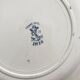6 “Iris” Clairefontaine ironstone dessert plates