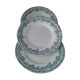 Porcelain plates Terre de Fer Saint Amand model Argenton