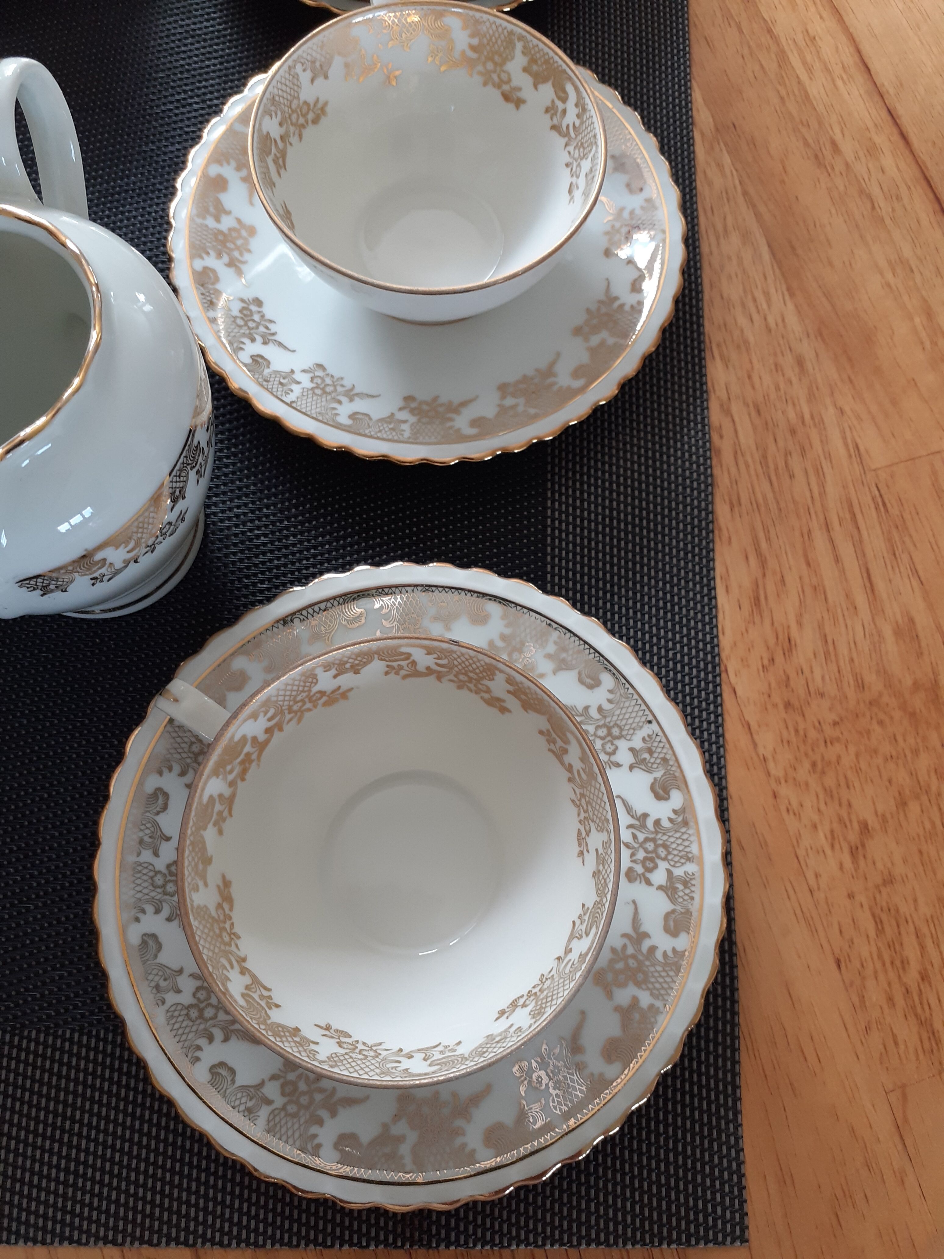 Limoges porcelain coffee service