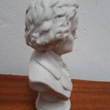 Bust Beethoven biscuit porcelain foot shower