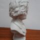 Buste Beethoven biscuit porcelaine pied douche