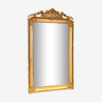 Très grand miroir Louis Philippe 178x 104 cm