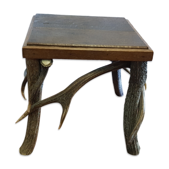Small wooden deer coffee table