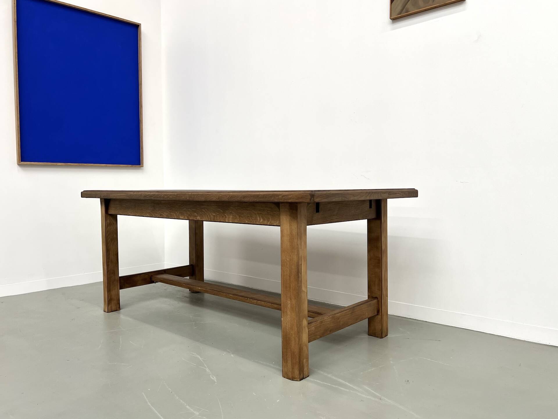 Table de ferme "campagne" en chêne