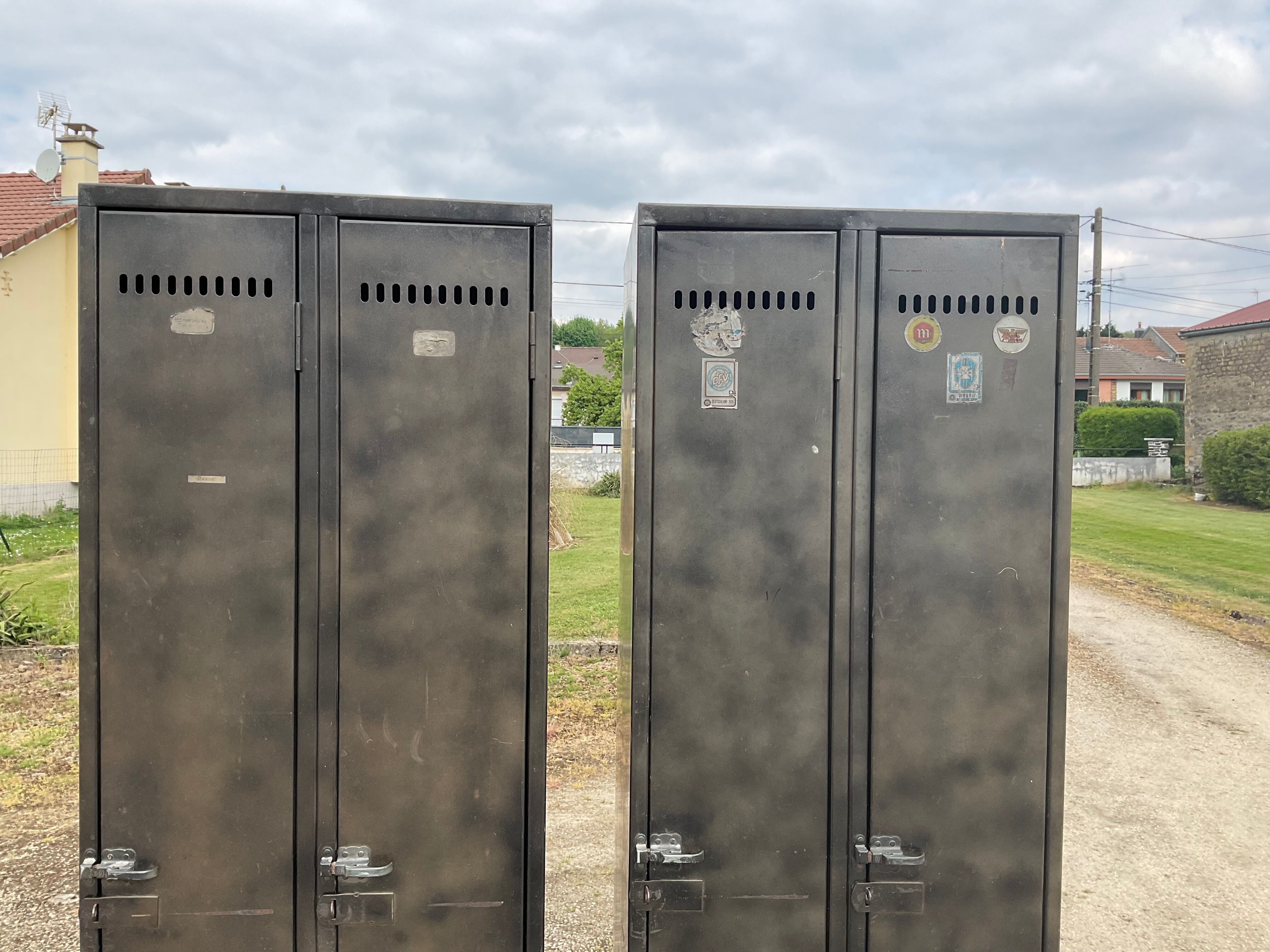 Metal cabinets