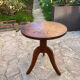 Old inlaid pedestal table