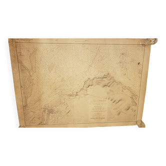 Ancienne carte marine des abords de Saint-Nazaire
