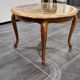 Louis XV coffee table in traditional canework, 1970s