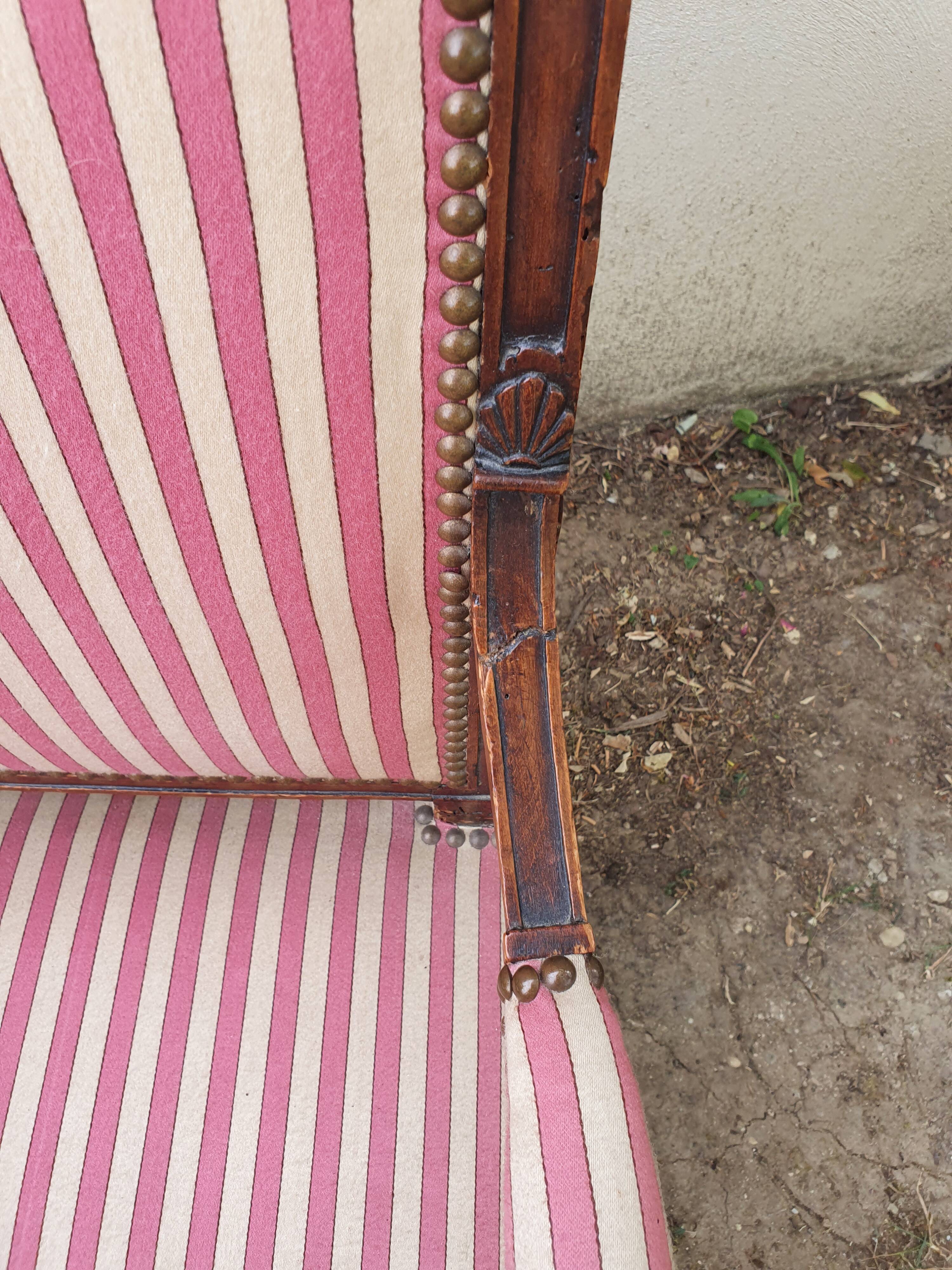 Pair of directoire period armchairs