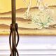 Rare and exquisite bronze floor lamp with intertwined snakes, early 1900s.