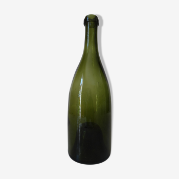 Champagne bottle, blown ancient