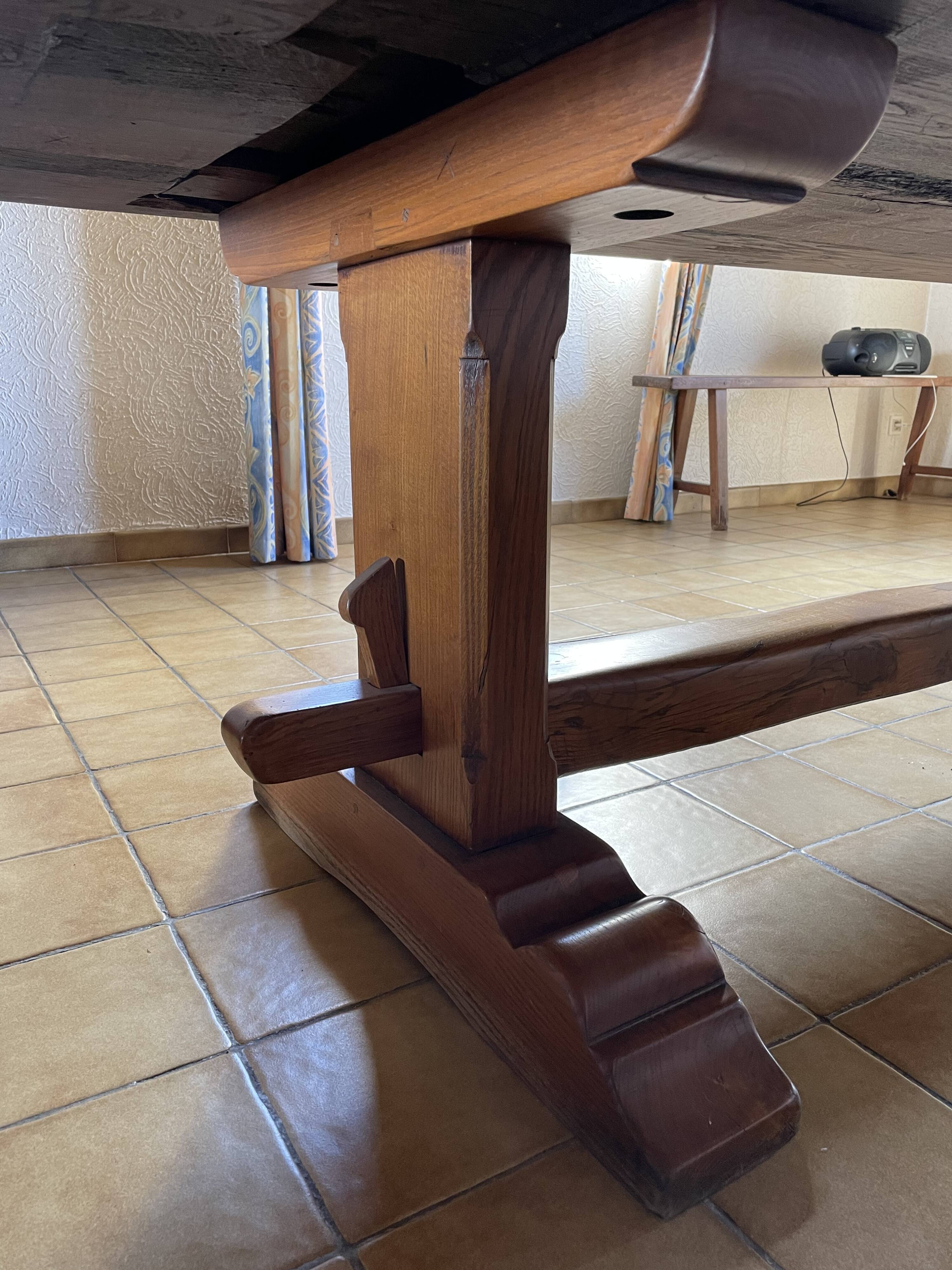 Oak dining table