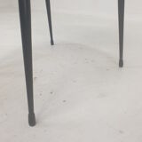 Set of 4 Italian Metal Dining Chairs, 1960's