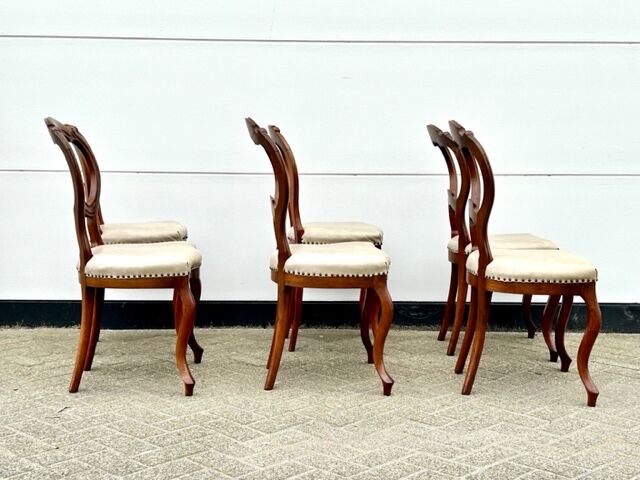 Chaises de salle à manger en acajou
