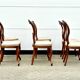 Chaises de salle à manger en acajou