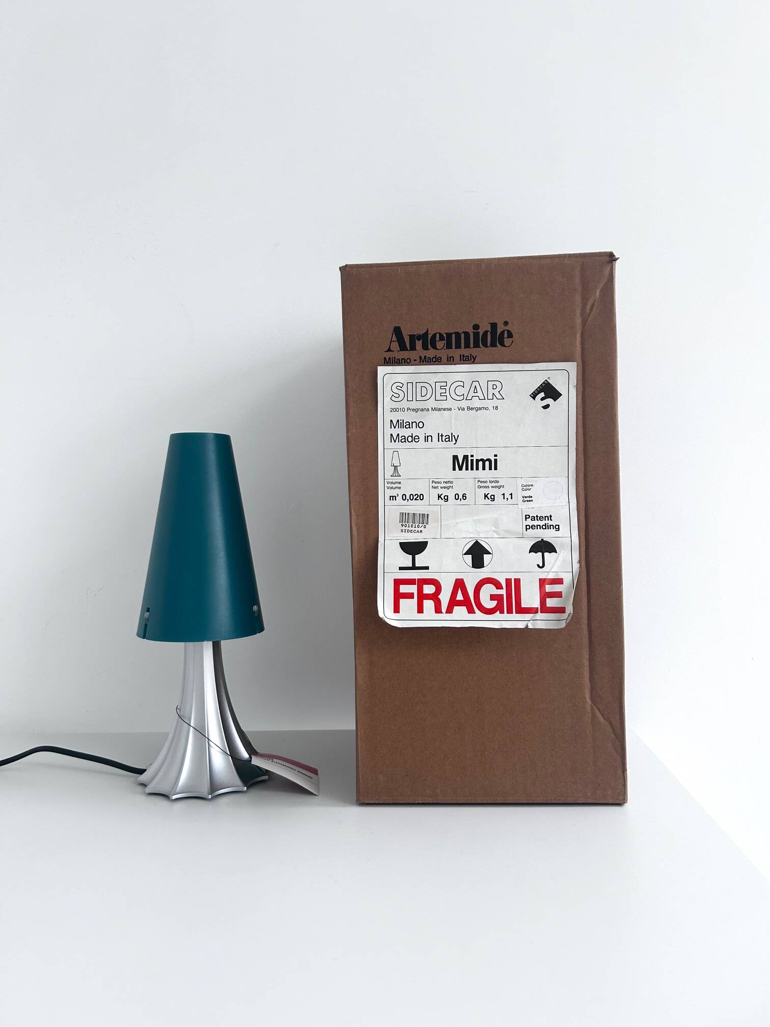 Mimi lamp by Alessandro Mendini for Artemide, 1980's