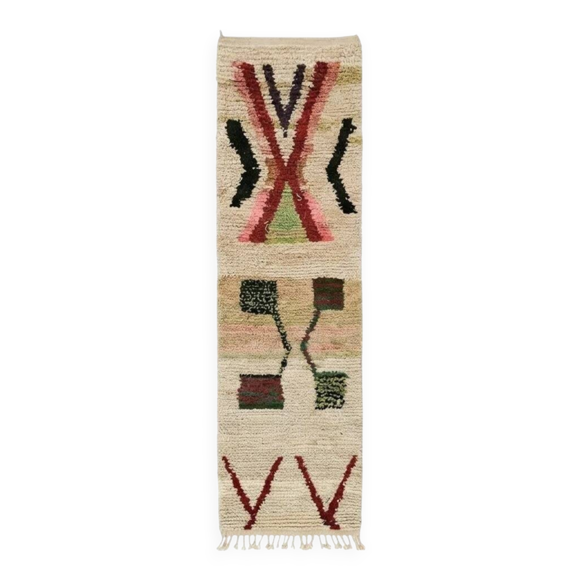 Vintage Berber hallway rug 75 x 280 cm