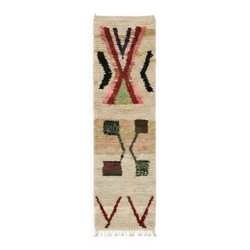 Tapis couloir berbère vintage  75 x 280 cm