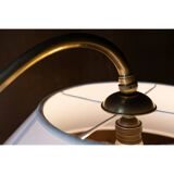 Brass and marble floor lamp, Italy 1950s