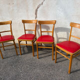 Set of 4 vintage bistro chairs