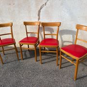 Set of 4 vintage bistro chairs