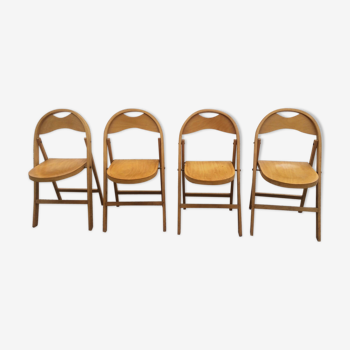 Set of 4 folding chairs Thonet 751