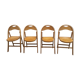 Set of 4 folding chairs Thonet 751