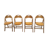 Série de 4 chaises pliantes Thonet 751