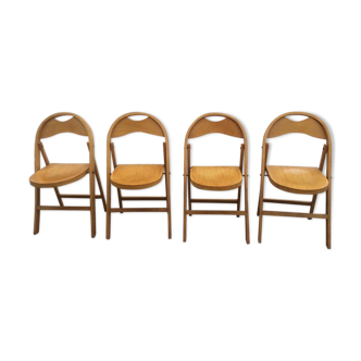 Set of 4 folding chairs Thonet 751