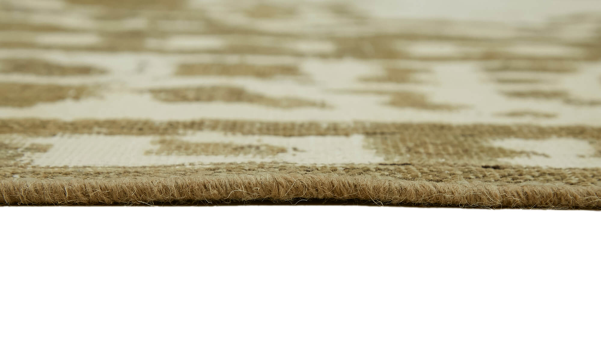 Handmade Turkish Contemporary 1980s 293 cm x 380 cm Beige Wool Carpet