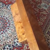 Table basse laquée noyer