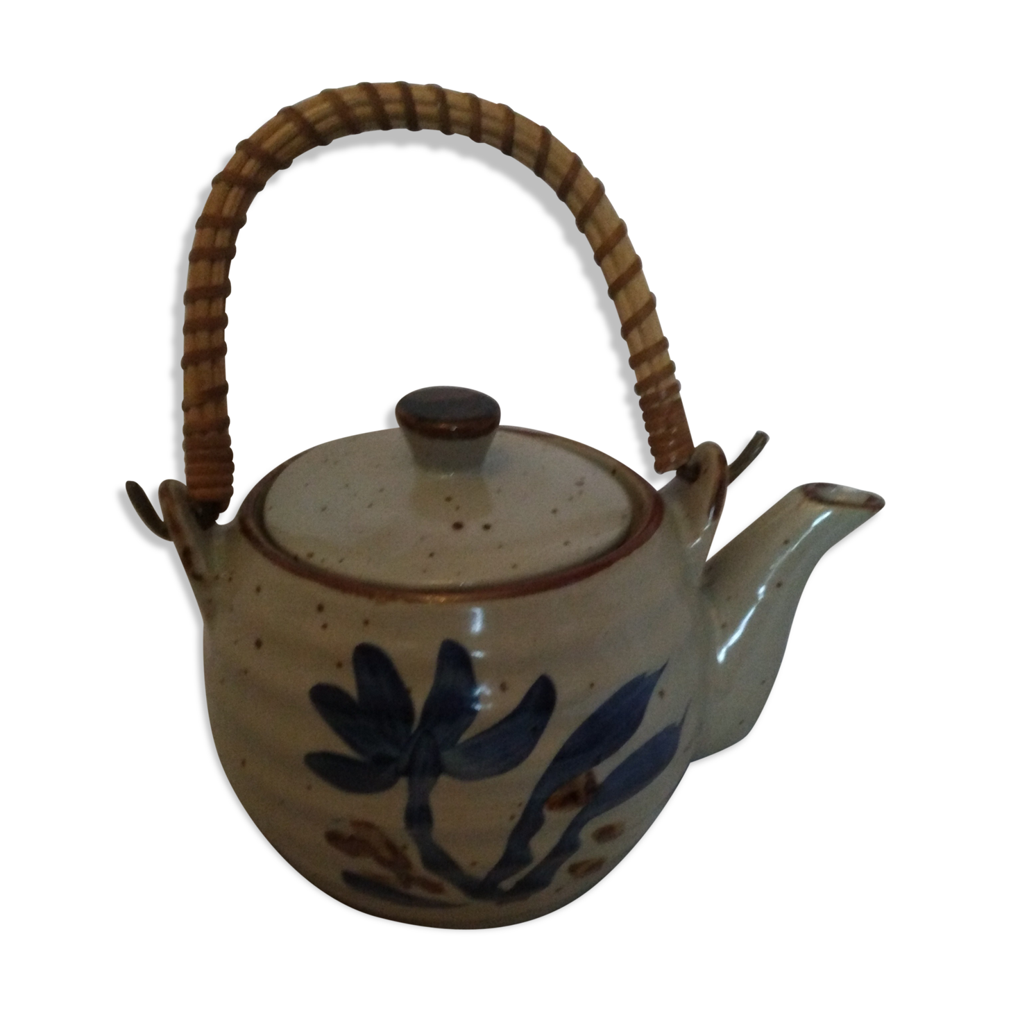Vintage stoneware teapot